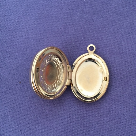 Pretty Frosted Rose Locket - Picture 3 of 4